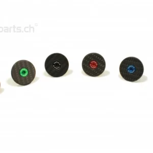 Carbon Ti X-Cap Carbon Matte Mit Aluminiumschraube Gold günstig online 6
