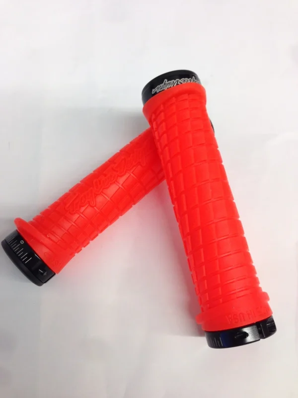 Online Shop ODI Troy Lee Designs Signature Series Lock-On Grips Orange Lenkergriffe 1