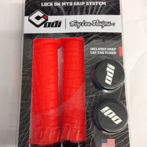 Online Shop ODI Troy Lee Designs Signature Series Lock-On Grips Orange Lenkergriffe 6